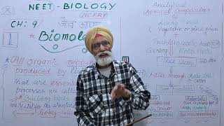 CH-9 : Biomolecules | Brief Introduction of Biomolecule | Class-11 | NEET Biology