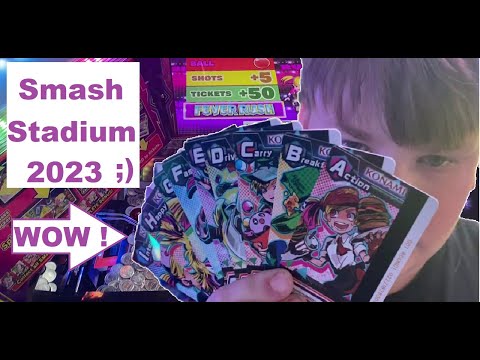 Konami Smash Stadium Coin Pusher - New 2023 Gameplay & 3 Fever Times!