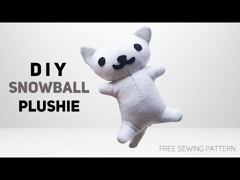 How to Make a Cat (Snowball) Plush [Free Pattern]
