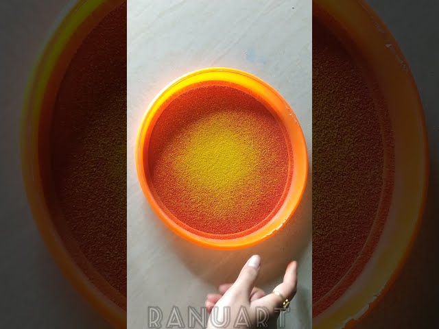  easy and simple rangoli design by ranu art - video 2