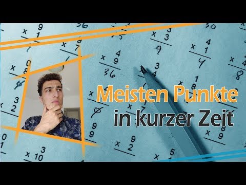 Klausur bestehen ohne Lernen bisher (meiste Punkte in kürzester Zeit)