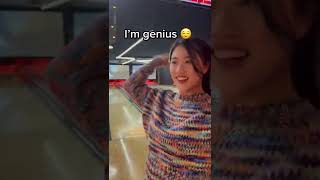 She is very competitive #shorts #comedy #relationship video