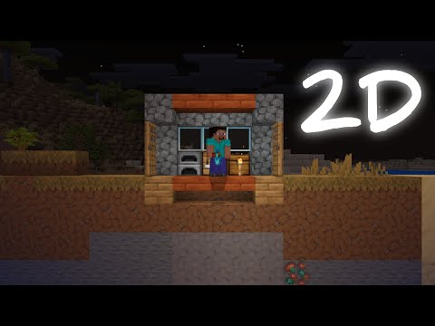 Minecraft : เอาชีวิตรอดในโลก 2D ยากเกิ๊น😢