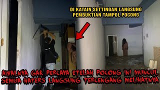 Download lagu Di Sebut Settingan Oleh Netizen Pocong Ini Jadi Sasaran Kena Pukul Balok Kayu mp3
