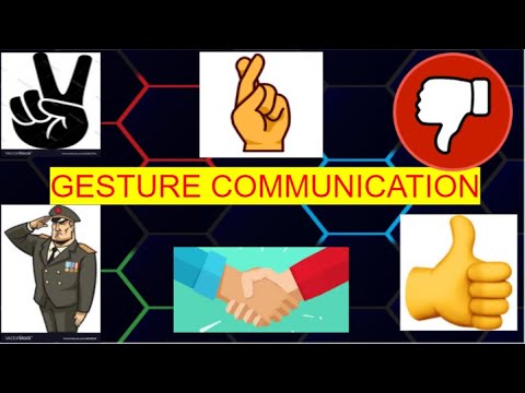 Gesture Communication(6 most common GESTURES)