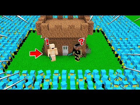 1000$ KALE VS  KRAL ŞAKİR KIYAMETİ! 😱 - Minecraft