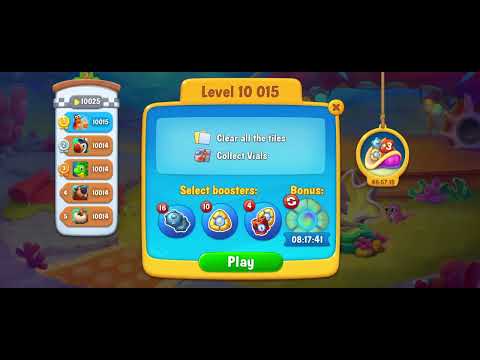 @Fishdom Win Strikes Level 10012 - Special Level 10017 Challenge