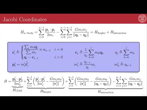 11 - 6 - Symplectic Integration of N-Body Systems and Mixed-Variable Symplectic Integrators