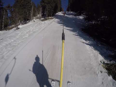 Risalita integrale skilift Leitner "Rio Canedo" Selva di Cadore (Bl); 23/1/2020