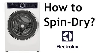 How To Spin Dry on Electrolux Washer #SHORTS