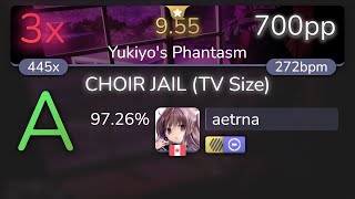 Download lagu [9.55⭐] aetrna | Suzuki Konomi - CHOIR JAIL [Yukiyo's Phantasm]  HDDT 97.26% {700pp 3❌} - osu! mp3