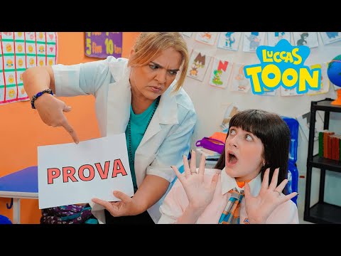 A PROVA SURPRESA NA ESCOLA DA GI E DO LUCCAS NETO