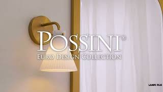 1_Watch A Video About the Possini Euro Cielo Warm Brass Wall Sconce
