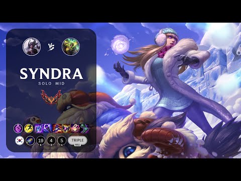 Syndra Mid vs Zeri - KR Grandmaster Patch 13.6