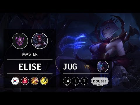 Elise Jungle vs Rek'Sai - KR Master Patch 9.10