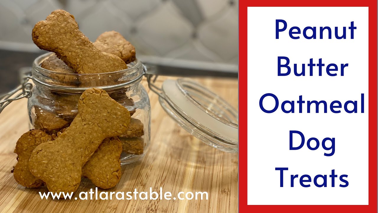 Peanut Butter Oatmeal Dog Treats