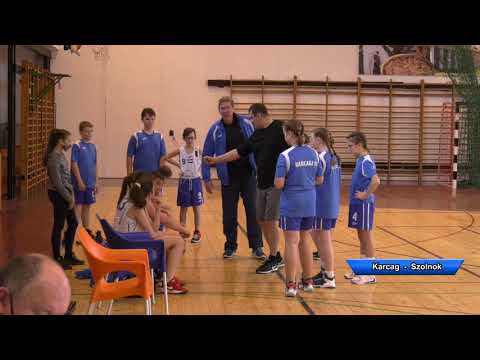 Karcagi Pusztai Sasok  - Szolnoki Sportcentrum U12 - U12 Megyei kosárlabda bajnoki mérkőzés 20210320