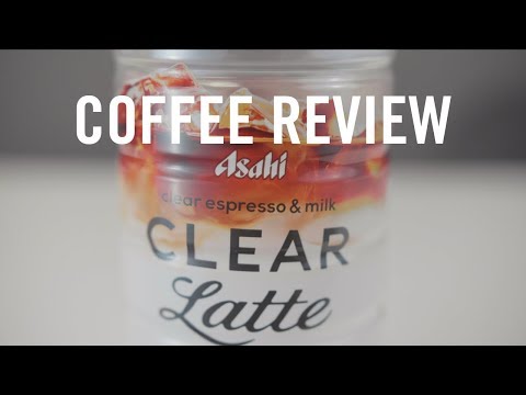 コーヒーレビュー。アサヒ クリアラテ (Coffee Review: Asahi Clear Latte)