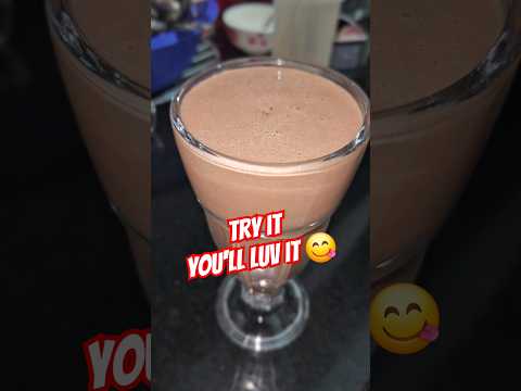 This Banana Chocolate Shake Will Blow Your Mind! 🍌🍫 #Shorts #shortsfeed #youtubeshorts #viralvideo