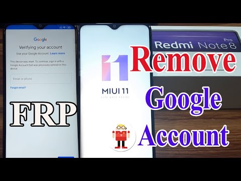 Mi Redmi 8/8 Pro Google Account Bypass/Unlock Mi Account Lock Miui 11 (FRP) Video