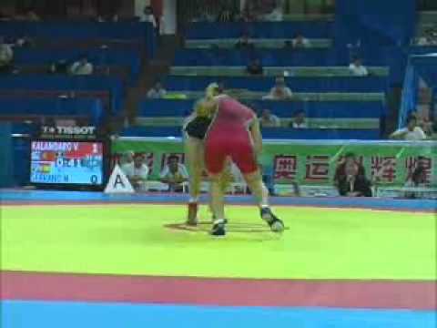 KALAMDAROVA VICTORIA (KGZ) -- SERRANO MARIA DEL MAR (ESP)  1/8 Finale