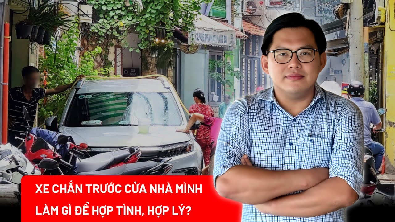 Đỗ xe chắn trước cửa nhà người khác: Pháp luật quy định ra sao?