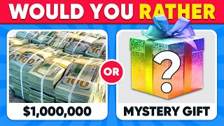 Would You Rather...? 🎁💎 LUXURY Mystery Gift Edition | Quiz Kingdom