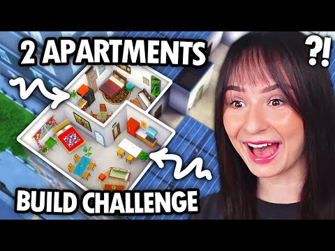 Can I fit 2 APARTMENTS for RANDOM SIMS into 1 build in The Sims 4?