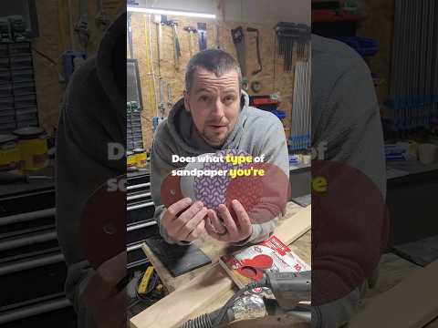 3M Xtract Cubitron II Vs. Diablo Sand Net -Does sandpaper brand really matter? #shorts #woodworking