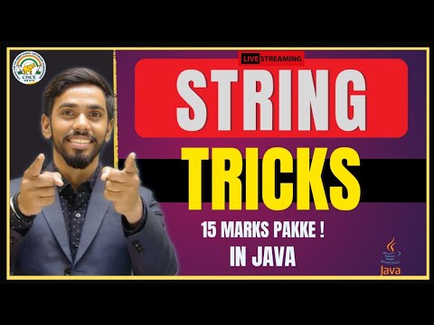 String In Java In Computer String In One Shot String In Java Class 10 Icse Java Prateiksir