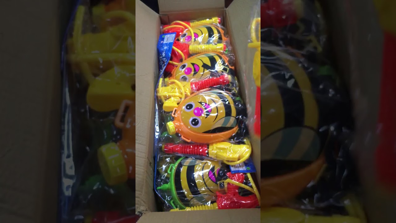 Mochila con pistola de agua