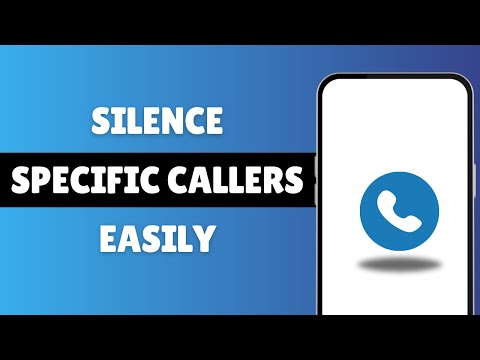 How To Mute Calls From A Specific Contact Without Blocking | How To Silence Calls Without Blocking