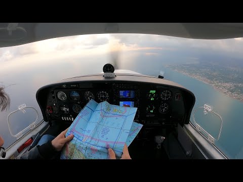 Diamond DA40 VFR Flight - Heraklion Takeoff, Sitia Landing - Cockpit VIew & ATC Audio!