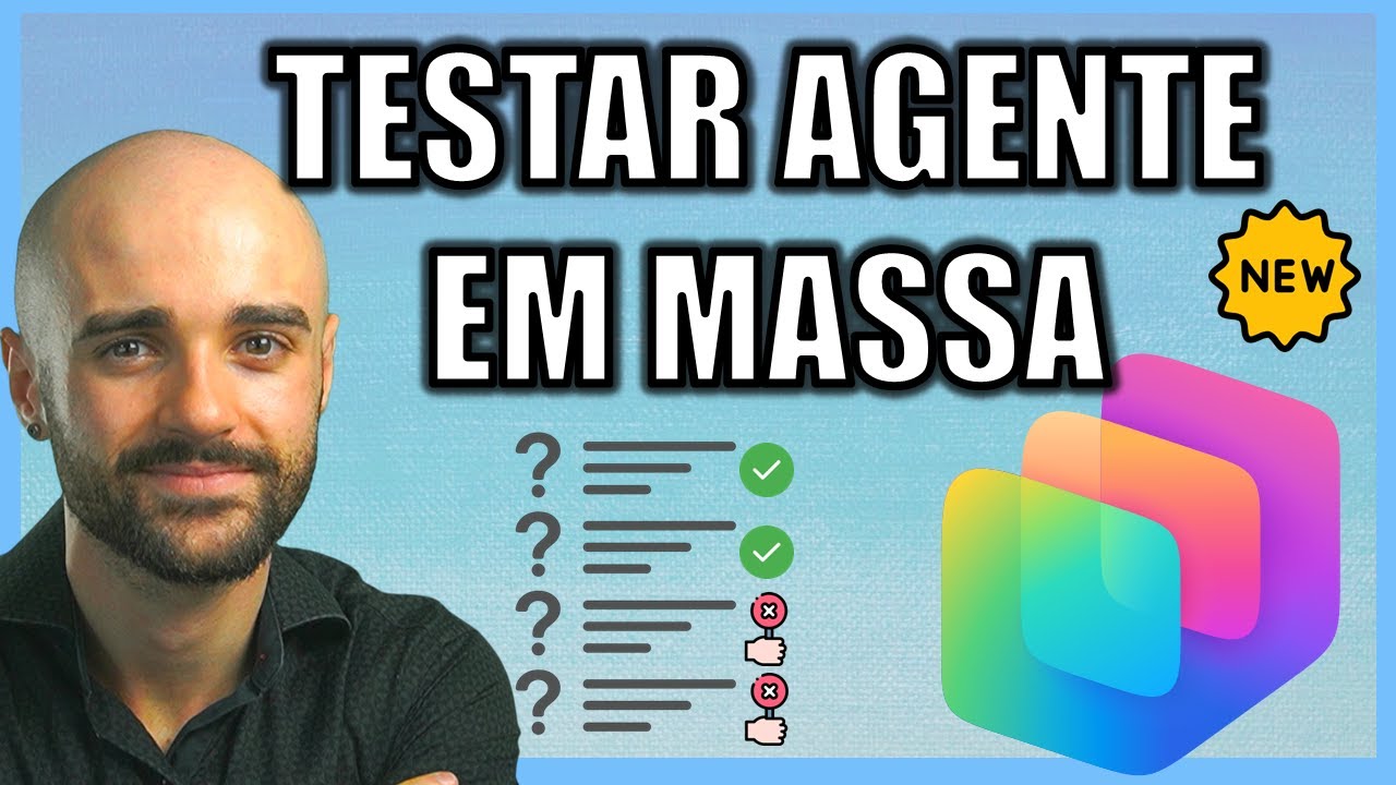 Copilot Studio: Como Testar Seu Agente com Perguntas em Massa (Novo Método de Avaliação!)