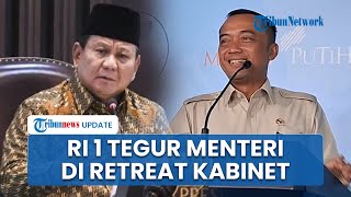 Mensesneg Akui Presiden Prabowo Sempat Tegur Menteri di Retreat Hambalang: Pelecut Semangat Kerja