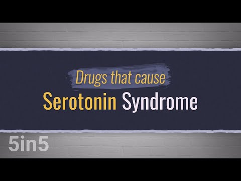 Drugs That Cause Serotonin Syndrome