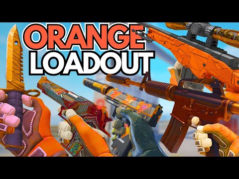 BEST ORANGE Inventory in 2025 (BUDGET Orange Skins Loadout CS2)