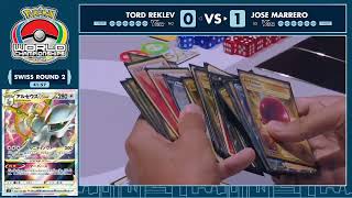 【Day2R2】Tord Reklev Vs Jose Marrero【ポケカWCS2022/ポケカ世界大会 】