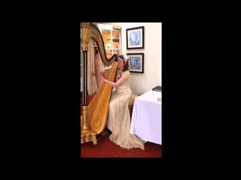 Devon wedding harpist plays Chaconne by Jeremiah Clarke.