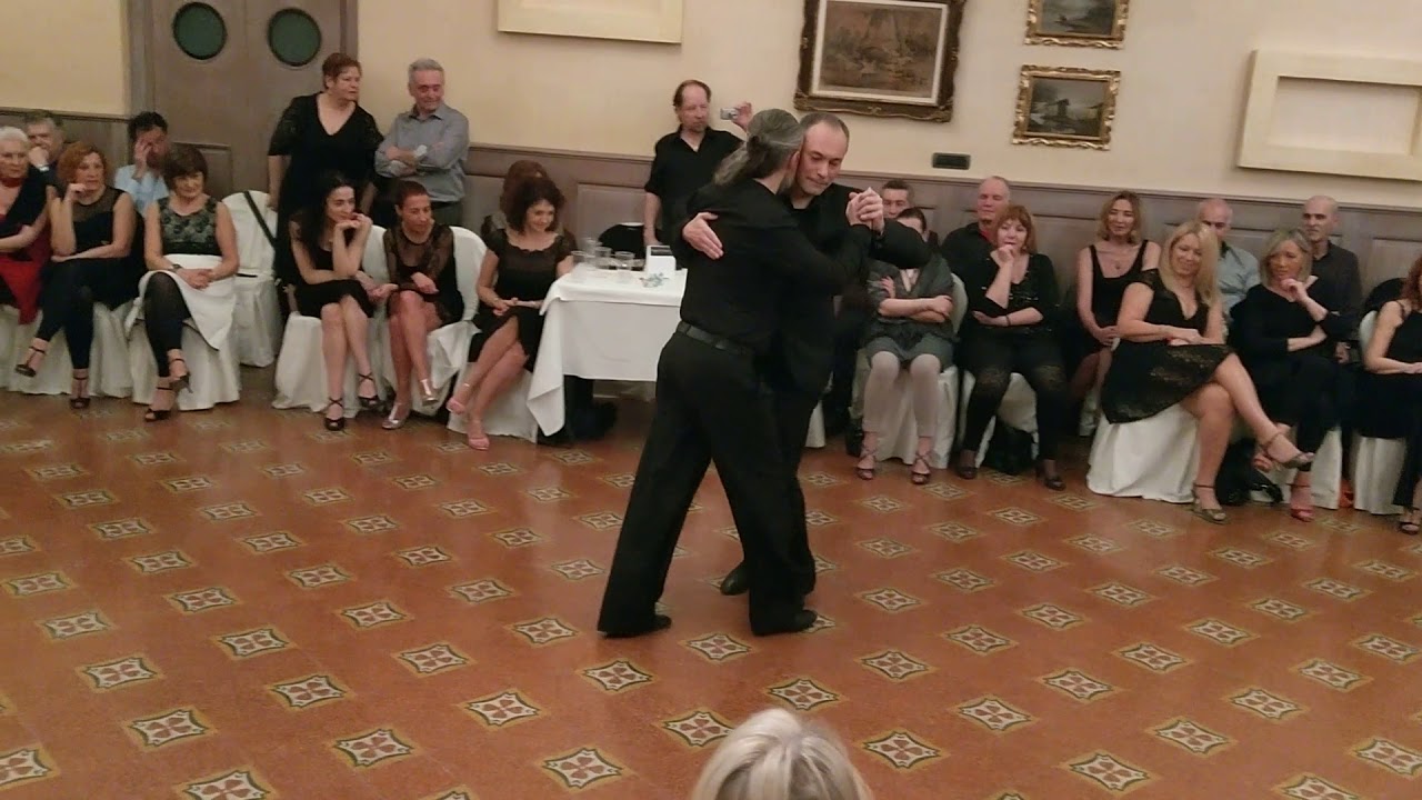 Claudio Ruberti e Marco Gallizioli alla milonga dell'isola a Lodi