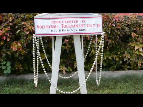 CBSE Cluster IX Volleyball Tournaments 2017
