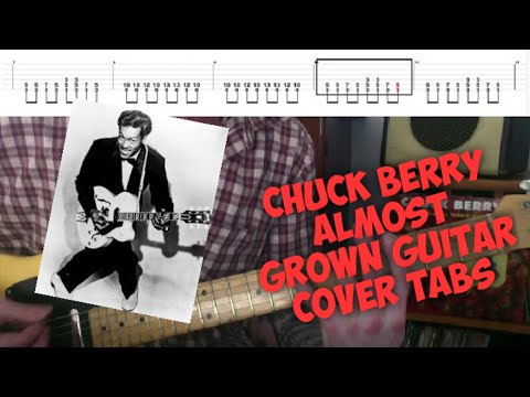 How To Play On Guitar | Chuck Berry | Almost Grown | Guitar Cover with TABS | 1959