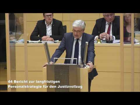 Jan Marcus Rossa zu TOP44: Bericht zur langfristigen Personalstrategie für den Justizvollzug