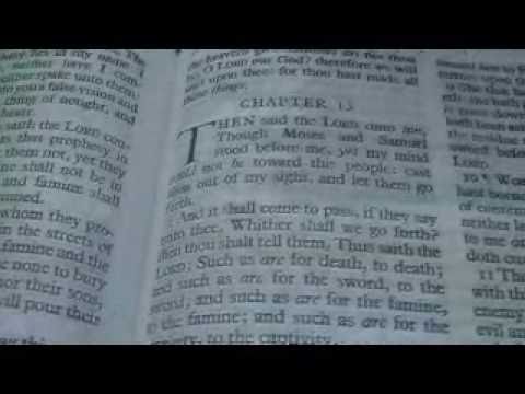 Jeremiah 14 thoughts