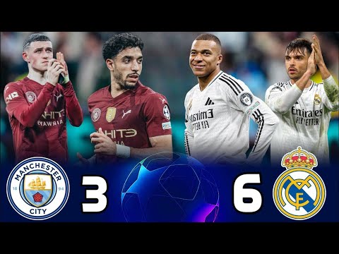 ريال مدريد يدمر مانشستر سيتي 6-3 في مباراه من العيار الثقيل💥