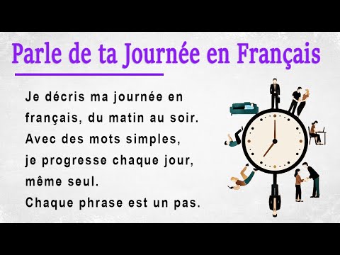 Talk About Your Day in French  || French Story for Beginners (A1-A2)
