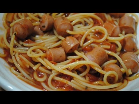HOT DOG SPAGHETTI - Student Recipe