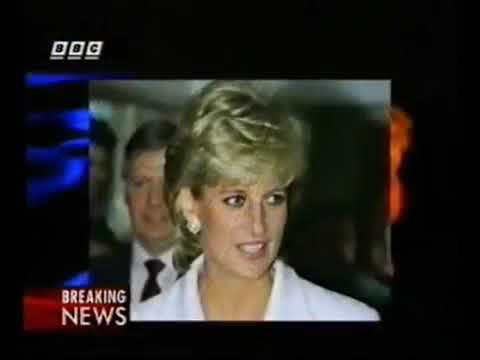 Princess Diana's car crash, BBC rolling news 31 August, 1997