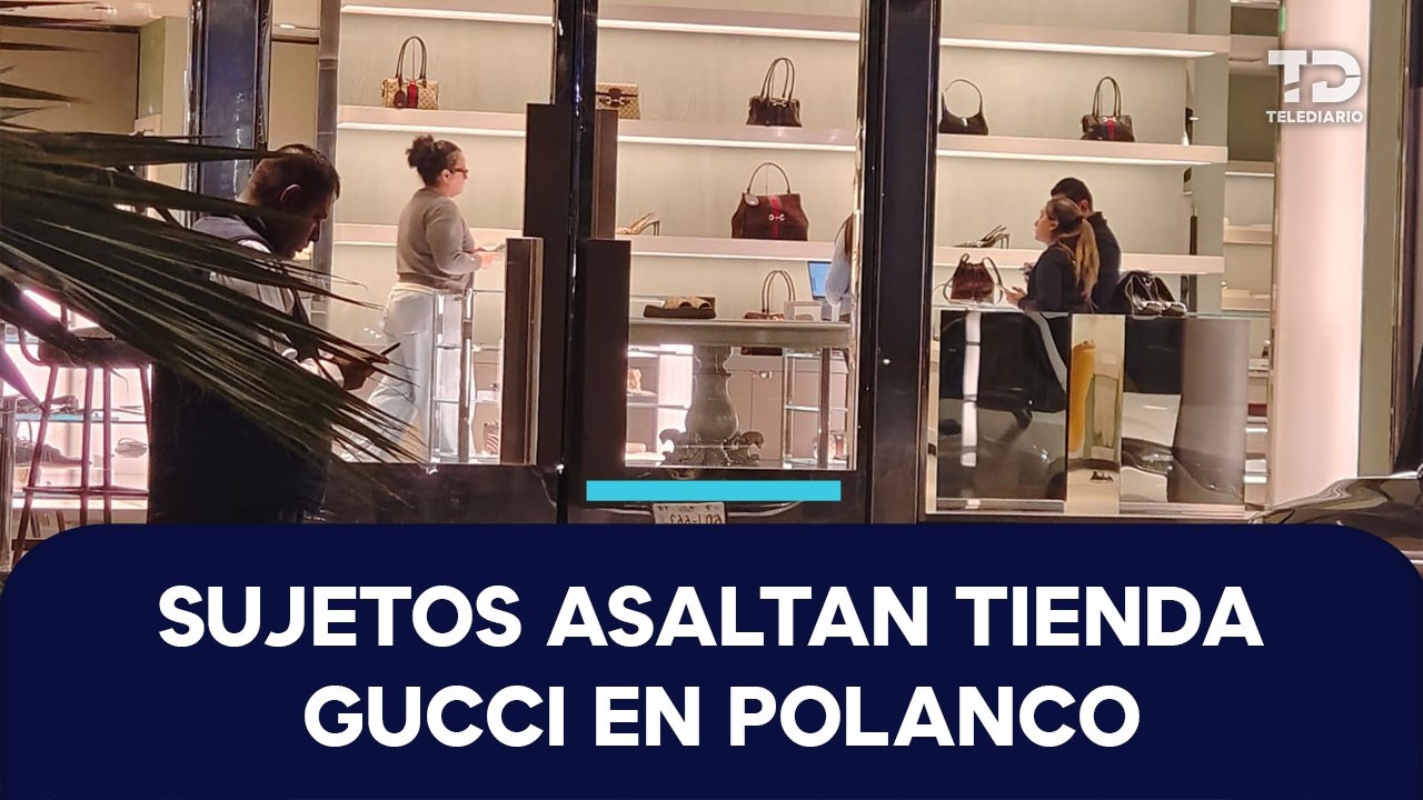 Hombres asaltan tienda de lujo en la avenida Presidente Masaryk, Polanco; así huyeron