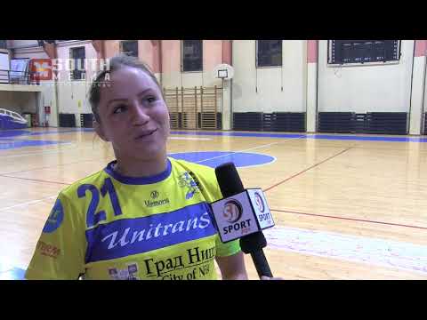 Marija Filipović, kapiten ŽRK Naisa, pred duel u Holandiiji 6.2.2018.